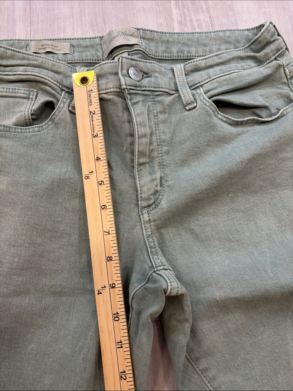 Universal Women's Skinny Jeans — Olive Green & Dark Blue (Bundle) - Picture 5 of 11